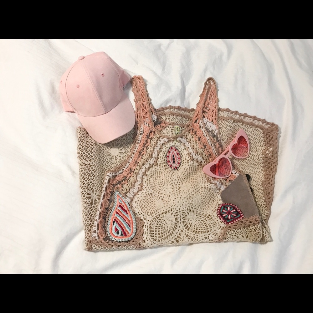 Free People crochet beach dress